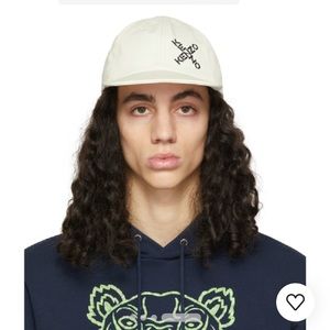 Kenzo men’s beige sport logo Cap